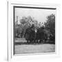 A Punjabi Princess Riding an Elephant in a Procession, Delhi, India, 1900s-H & Son Hands-Framed Giclee Print