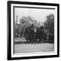 A Punjabi Princess Riding an Elephant in a Procession, Delhi, India, 1900s-H & Son Hands-Framed Giclee Print