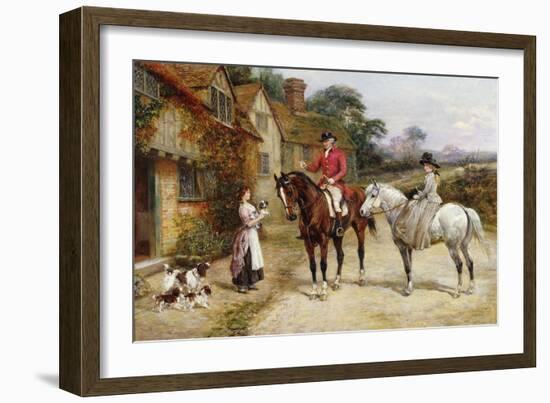 A Puppy for My Lady-Heywood Hardy-Framed Giclee Print