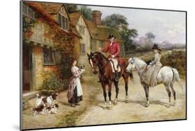 A Puppy for My Lady-Heywood Hardy-Mounted Giclee Print
