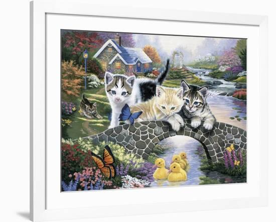 A Purrfect Day-Jenny Newland-Framed Giclee Print