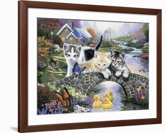 A Purrfect Day-Jenny Newland-Framed Giclee Print