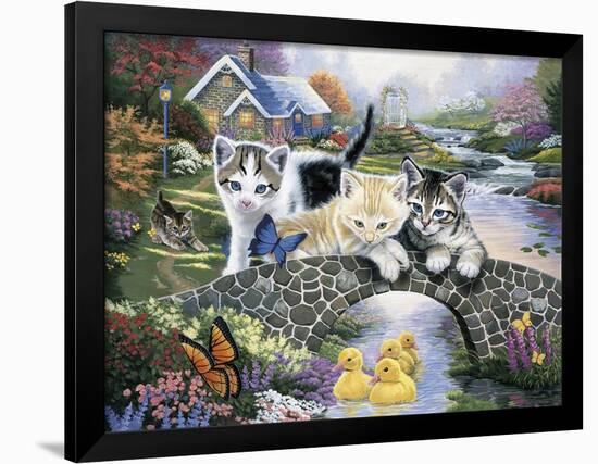 A Purrfect Day-Jenny Newland-Framed Giclee Print