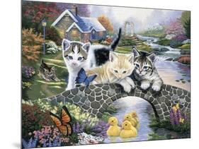 A Purrfect Day-Jenny Newland-Mounted Giclee Print