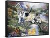 A Purrfect Day-Jenny Newland-Framed Stretched Canvas