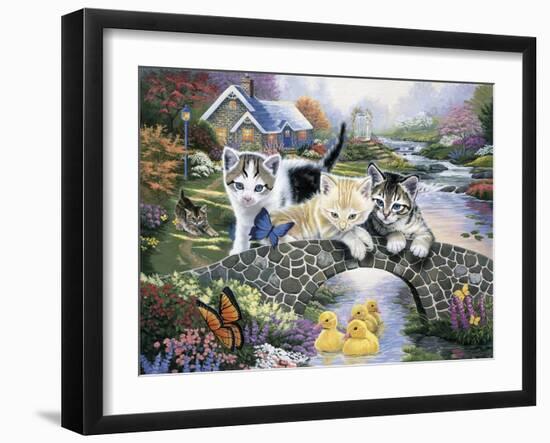A Purrfect Day-Jenny Newland-Framed Giclee Print
