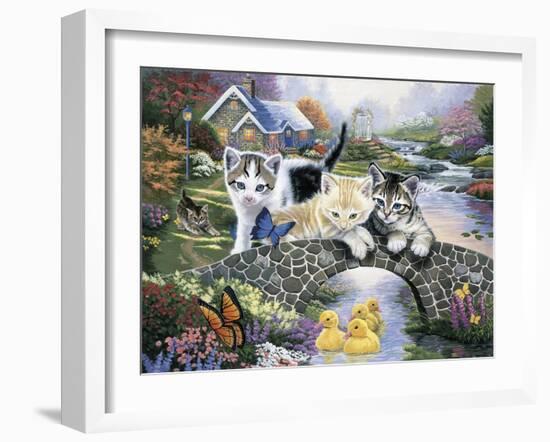 A Purrfect Day-Jenny Newland-Framed Giclee Print