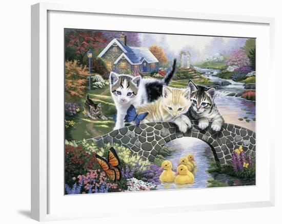 A Purrfect Day-Jenny Newland-Framed Giclee Print