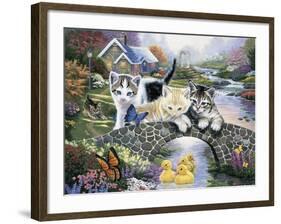 A Purrfect Day-Jenny Newland-Framed Giclee Print