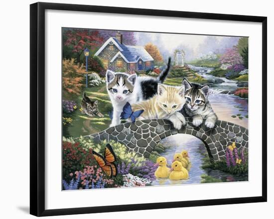 A Purrfect Day-Jenny Newland-Framed Giclee Print