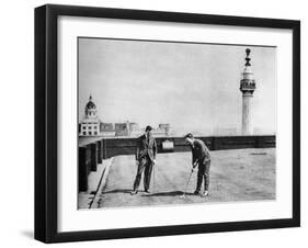 A Putting Green on the Roof of Adelaide House, Near London Bridge, London, 1926-1927-null-Framed Giclee Print