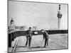 A Putting Green on the Roof of Adelaide House, Near London Bridge, London, 1926-1927-null-Mounted Giclee Print