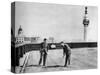 A Putting Green on the Roof of Adelaide House, Near London Bridge, London, 1926-1927-null-Stretched Canvas