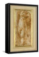 A Putto Turned to the Left-Parmigianino-Framed Stretched Canvas