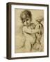 A Putto with a Vase-Guercino (Giovanni Francesco Barbieri)-Framed Giclee Print