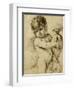 A Putto with a Vase-Guercino (Giovanni Francesco Barbieri)-Framed Giclee Print