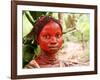 A Pygmy Woman is Seen at the Village of Mpha, Democratic Republic of Congo-null-Framed Photographic Print