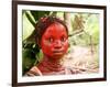 A Pygmy Woman is Seen at the Village of Mpha, Democratic Republic of Congo-null-Framed Photographic Print