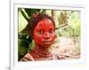 A Pygmy Woman is Seen at the Village of Mpha, Democratic Republic of Congo-null-Framed Photographic Print