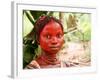 A Pygmy Woman is Seen at the Village of Mpha, Democratic Republic of Congo-null-Framed Photographic Print