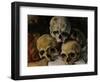 A Pyramid of Skulls, 1898-1900-Paul Cézanne-Framed Giclee Print