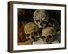 A Pyramid of Skulls, 1898-1900-Paul Cézanne-Framed Giclee Print