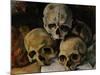 A Pyramid of Skulls, 1898-1900-Paul Cézanne-Mounted Giclee Print