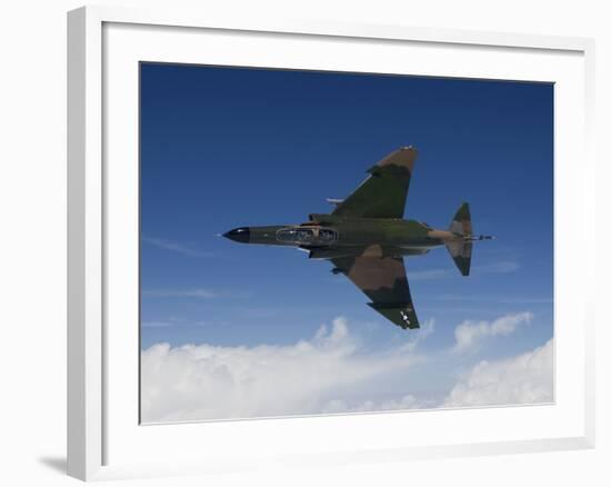A QF-4E Aircraft Flies Over the Gulf of Mexico-Stocktrek Images-Framed Photographic Print
