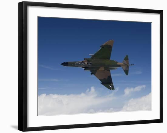 A QF-4E Aircraft Flies Over the Gulf of Mexico-Stocktrek Images-Framed Photographic Print