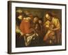 A Quack Dentist Extracting a Tooth, While a Group of Onlookers Watch Nearby-Gerrit Van Honthorst-Framed Giclee Print