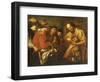 A Quack Dentist Extracting a Tooth, While a Group of Onlookers Watch Nearby-Gerrit Van Honthorst-Framed Giclee Print