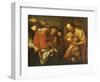 A Quack Dentist Extracting a Tooth, While a Group of Onlookers Watch Nearby-Gerrit Van Honthorst-Framed Giclee Print