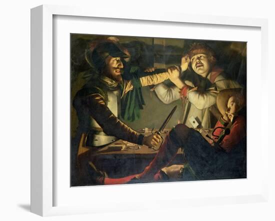 A Quarrel at a Game of Cards-Cryn Hendricksz Volmaryn-Framed Giclee Print