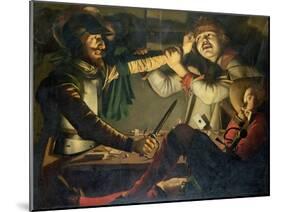 A Quarrel at a Game of Cards-Cryn Hendricksz Volmaryn-Mounted Giclee Print