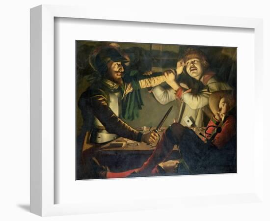 A Quarrel at a Game of Cards-Cryn Hendricksz Volmaryn-Framed Giclee Print