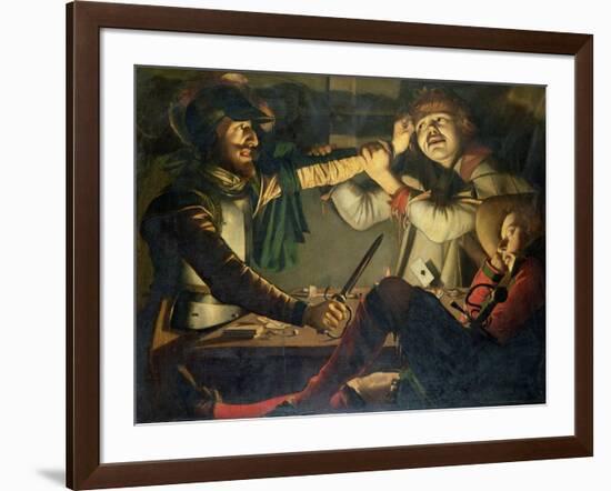 A Quarrel at a Game of Cards-Cryn Hendricksz Volmaryn-Framed Giclee Print