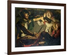 A Quarrel at a Game of Cards-Cryn Hendricksz Volmaryn-Framed Giclee Print