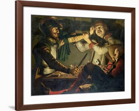 A Quarrel at a Game of Cards-Cryn Hendricksz Volmaryn-Framed Giclee Print