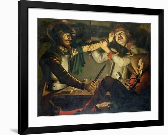 A Quarrel at a Game of Cards-Cryn Hendricksz Volmaryn-Framed Giclee Print