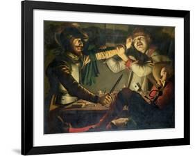 A Quarrel at a Game of Cards-Cryn Hendricksz Volmaryn-Framed Giclee Print