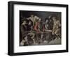 A Quarrel (Oil on Canvas)-Mathieu Le Nain-Framed Giclee Print