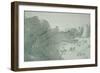 A Quarry for Mill-Stones in Derbyshire-John Constable-Framed Giclee Print