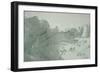 A Quarry for Mill-Stones in Derbyshire-John Constable-Framed Giclee Print