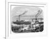 A Quay, San Francisco, California, 19th Century-null-Framed Giclee Print