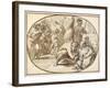 A Queen Distributing Alms to a Crippled Beggar in the Temple at Jerusalem, Early 17th Century-null-Framed Giclee Print