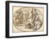 A Queen Distributing Alms to a Crippled Beggar in the Temple at Jerusalem, Early 17th Century-null-Framed Giclee Print