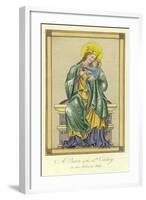 A Queen of the 13th Century in Her Habit of State-null-Framed Giclee Print