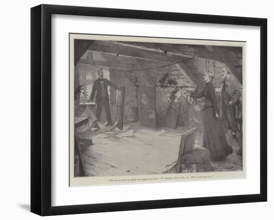 A Question of Conscience-Arthur Herbert Buckland-Framed Giclee Print