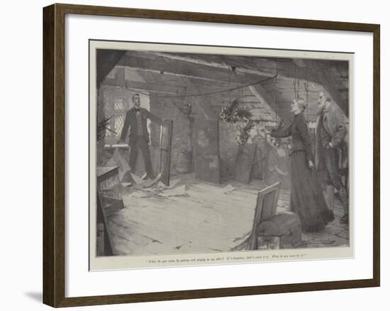 A Question of Conscience-Arthur Herbert Buckland-Framed Giclee Print