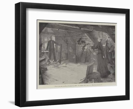 A Question of Conscience-Arthur Herbert Buckland-Framed Giclee Print